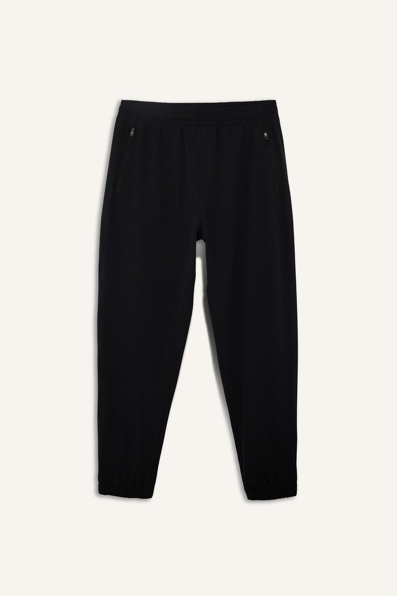 DeFacto Black Man Slim Fit Woven Joggers Casual - Image 4